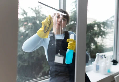 Nettoyage de vitres intérieures et extérieures à Teillé
